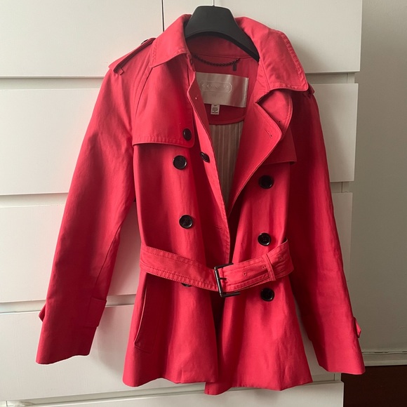 Coach Solid Short Trench - Picture 2 of 8